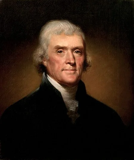 Thomas Jefferson by Rembrandt Peale (White House Historical Association)