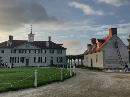 Work on the exterior of the Kitchen, which is an Original Structure. MVLA.