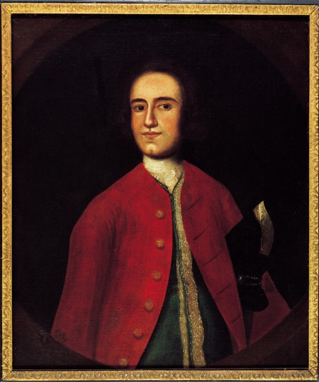 Lawrence Washington, attributed to Gustavus Hesselius, ca. 1738. (MVLA)