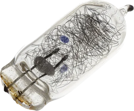 Objects associated with tourism highlight the importance of Mount Vernon as a touchstone of American identity. Pictured here is an unused flashbulb from 1965 - 1980s, discovered in the North Grove. (MVLA)