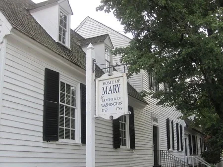 Mary Washington's home in Fredericksburg. Photo courtesy Wikimedia.
