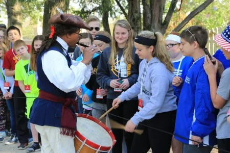 Francisco plays for a student group, 2018.