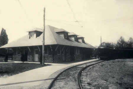 The Mount Vernon Rail Station in 1910. MVLA. 