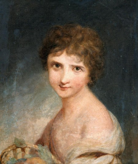Portrait of Eleanor Parke Custis by Robert Edge Pine.