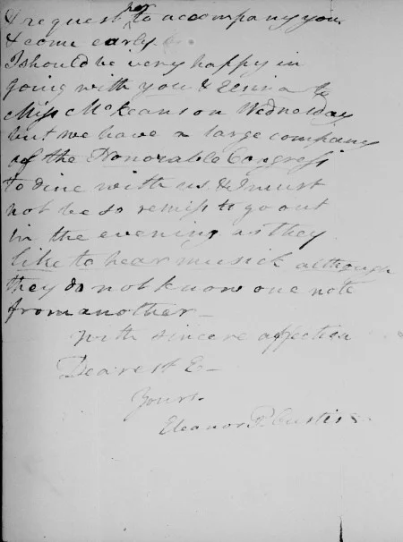 Eleanor Parke Custis to Elizabeth Bordley, ca. 1796 (MVLA)