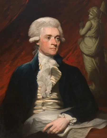 While in London in the spring of 1786, United States minister to France Thomas Jefferson sat for his first known portrait. National Portrait Gallery, Smithsonian Institution; bequest of Charles Francis Adams; frame conserved with funds from the Smithsonian Women's Committee.