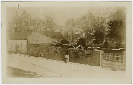 The original Greenhouse, destroyed by fire in 1835 - © MVLA [DA_001521]