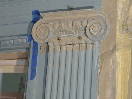 Use of magnets to identify nail locations, MVLA.