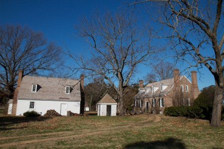 The Popes Creek birthsite. The home that Washington was born in has not survived.