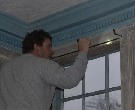 Investigation of the south window. MVLA. 