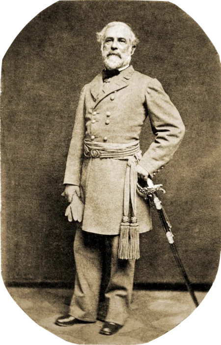 General Robert E. Lee, George Washington's Great Grandson-in-Law in 1863 (Wikimedia)