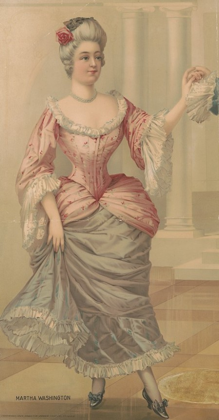 Young Martha Washington, ca. 1904. (Library of Congress)