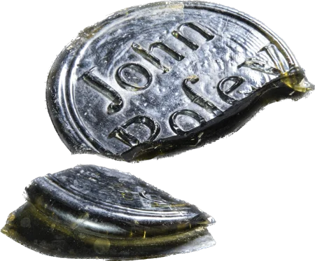 This is the seventh John Posey seal to be excavated at Mount Vernon. John Posey was Washington’s neighbor whose property Washington eventually purchased around 1770, which became part of Union Farm. (MVLA)