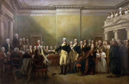 Washington Resigning his Commission in Annapolis
