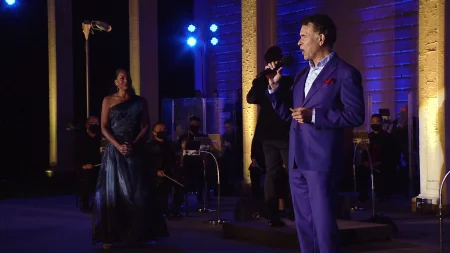 Audra McDonald and Brian Stokes Mitchell