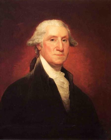Gilbert Stuart / George Washington (Vaughan portrait) / Oil on canvas, 1795 / National Gallery of Art, Washington, DC / Andrew W. Mellon Collection
