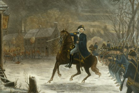George Washington at the Battle of Trenton