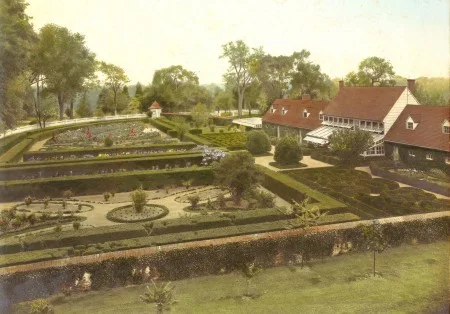 Flower garden in 1926