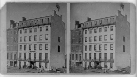 Stereograph of the Hillman House c1876 (Library of Congress)