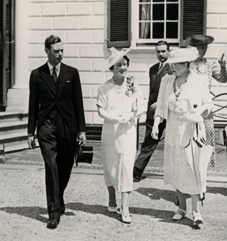 King George VI and his wife Queen Elizabeth were guests at Mount Vernon on June 9, 1939. (Mount Vernon Ladies' Association)