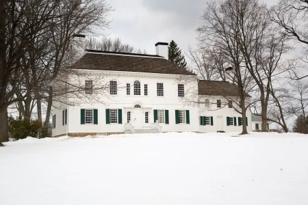 George and Martha Washington stayed at the Ford Mansion in Morristown, New Jersey, during the winter encampment in 1779 (MVLA).