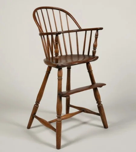 Windsor high chair (Mount Vernon Ladies' Association)