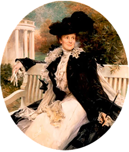 Edith Roosevelt in her official White House Portrait (Wikimedia)