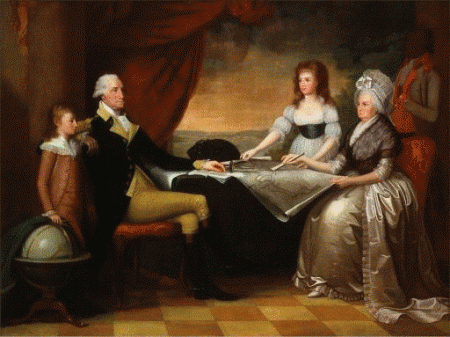 Edward Savage’s “Washington Family Portrait,” 1789–1796 (The National Gallery of Art)