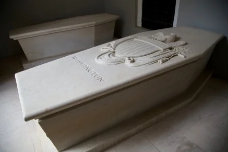 George Washington's Sarcophagus within the New Tomb at Mount Vernon