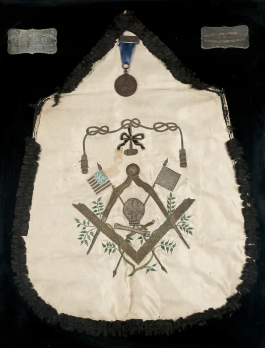 george washington masonic apron